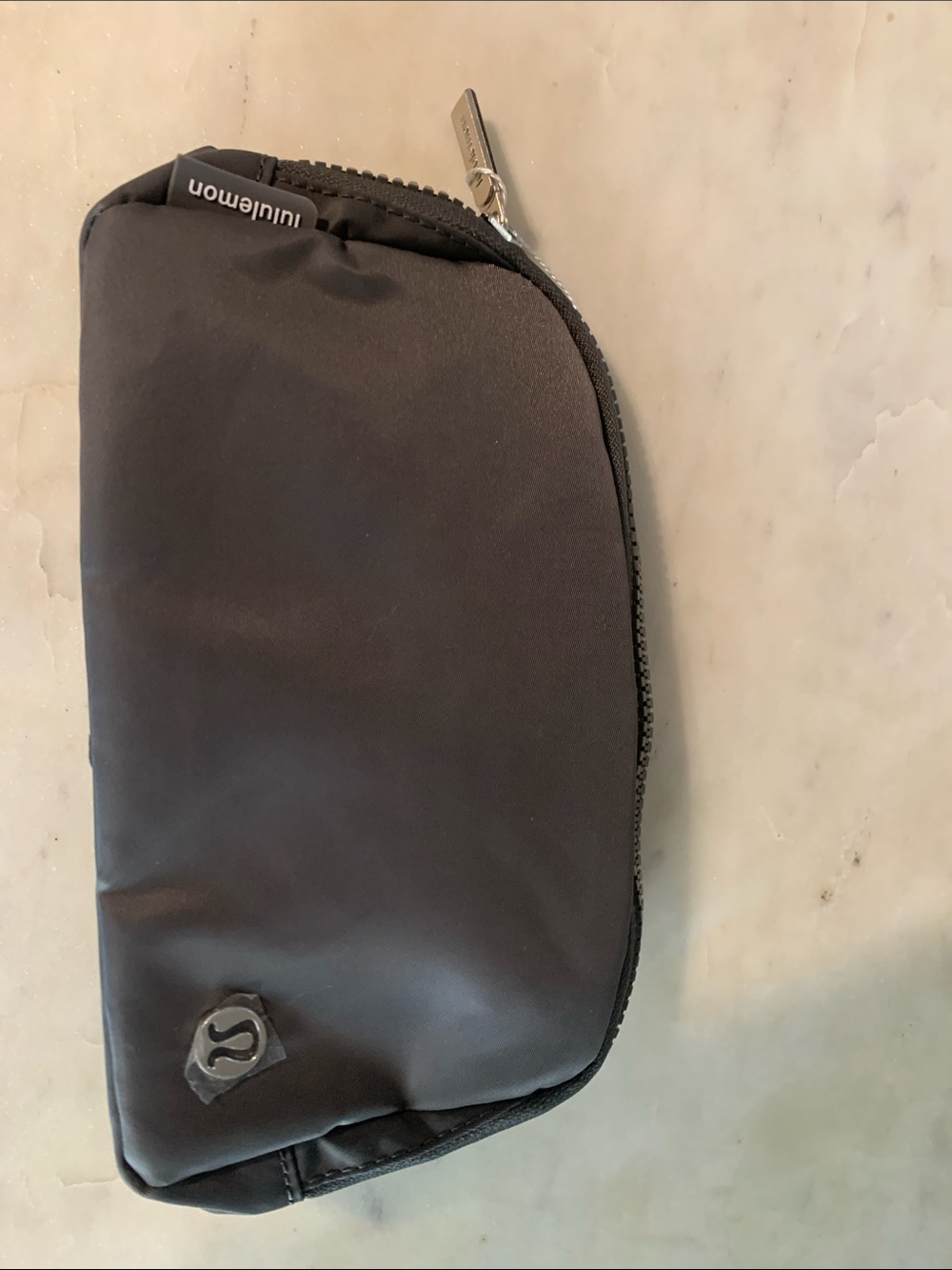 lululemon athletica Dark Gray Belt Bag Dopp Pouch